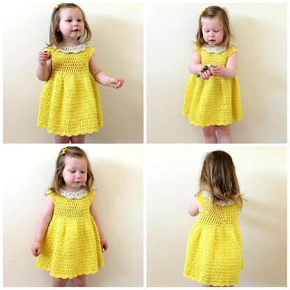 Golden Years Dress Crochet Pattern -  Canada  Crochet dress pattern  free, Crochet dress, Summer dress patterns