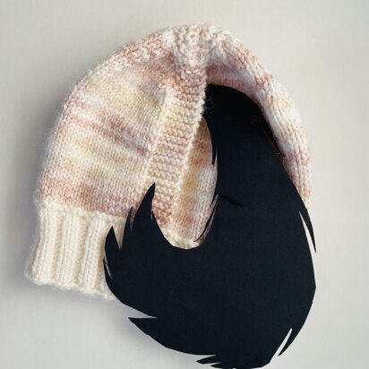 Ponytail & Bun Hat Knit Set - knitting pattern