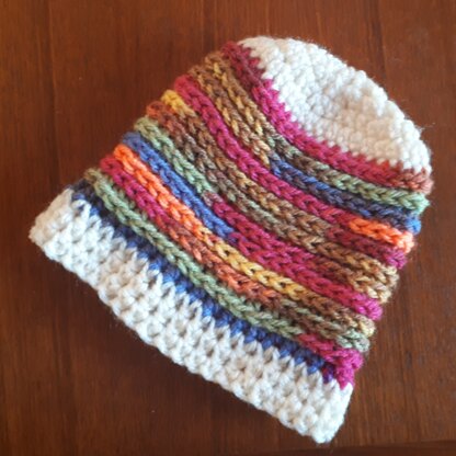 Baby rainbow hat