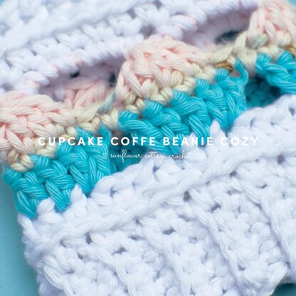 Cupcake Coffee Beanie Cozy