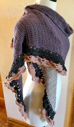 Journey Through the Stones Crochet Shawl