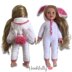 Bunny dolls onesie