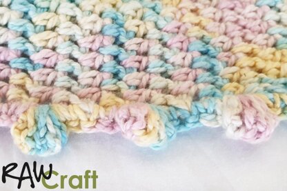 Easy Baby Bobble Edge Blanket Pattern