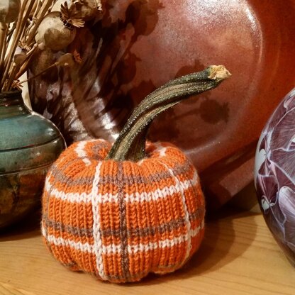 Tartan Plaid Pumpkin