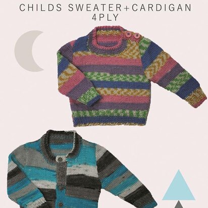 2205 Childs Sweater and Cardigan