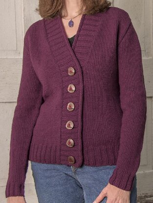 Cambridge Top-Down Cardigan #104