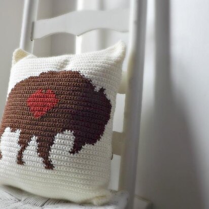 Buffalo Love Pillow Cushion