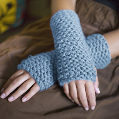 Learn to Knit Cuff in Lion Brand Wool-Ease Thick & Quick - 90239B