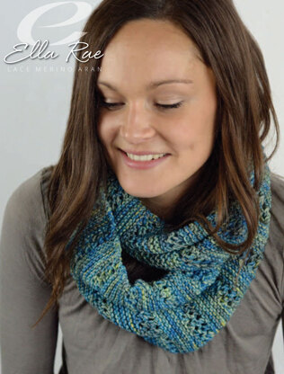 Infinity Scarf in Ella Rae Lace Merino Aran - ER22-01