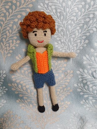 Leonard crochet doll