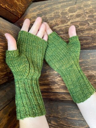 Reflejada Fingerless Mitts