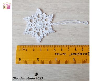 Crochet snowflake 25