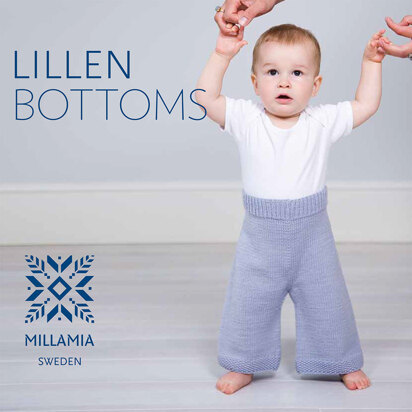 "Lillen Bottoms" - Top Beginners Knitting Pattern For Babies - Top Knitting Pattern For Babies in MillaMia Naturally Soft Merino