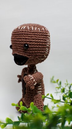 Sackboy amigurumi crochet doll pattern