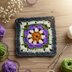 Crochet Square Motif Pattern + Video Tutorial | Easy Crochet Block Design