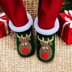 Reindeer Christmas Slippers