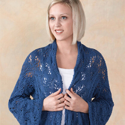 182 Tanglewood Cascading Cardigan - Knitting Pattern for Women in Valley Yarns Southwick