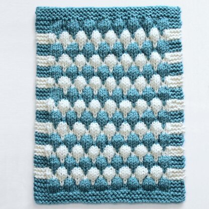 Chunky Bubble Stitch Blanket