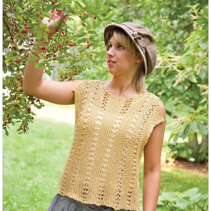 Buttercup Top in Classic Elite Yarns Provence - Downloadable PDF