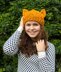 Cabled Cat Ears Hat