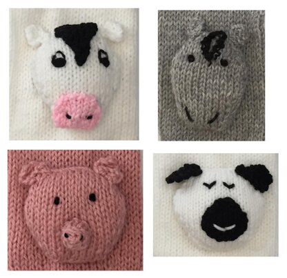 Barnyard Scarves - - Knit ePattern