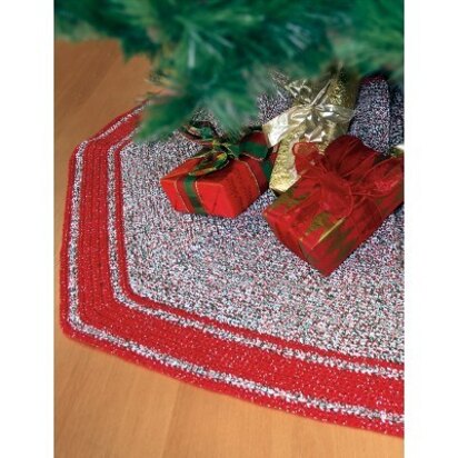 Crochet Tree Skirt in Bernat Handicrafter Holidays Twists and Sparkle