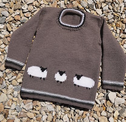 Child's Sheep DK Sweater