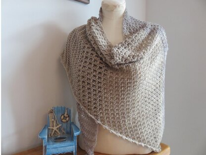 Pebble Beach Light Shawl