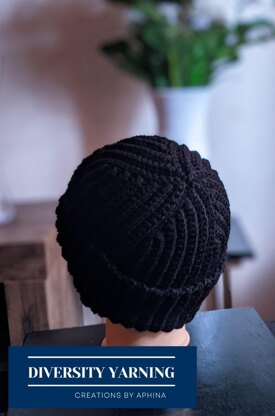 CROCHET RIBBED BRIOCHE BEANIE