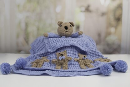 Teddy bear new born baby set Knitting pattern by Nicola Valiji