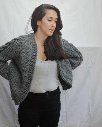 Cable Sleeved Cardi