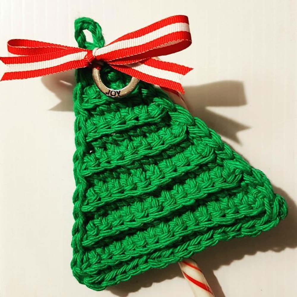Beginner Crochet Kit, Candy Cane Christmas Crochet Kit With Yarn