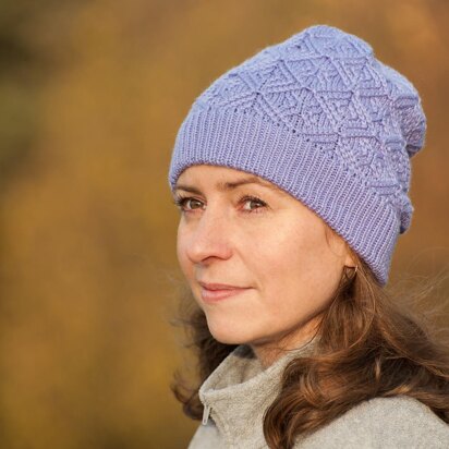 Twisted Fall hat - knitting pattern