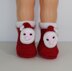 Toddler Santa Head Christmas Slippers