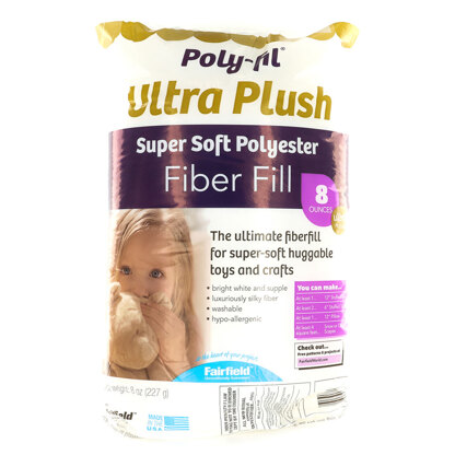 Fairfield Fiber Ultra Plush Poly Fil 8oz Bag