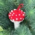 Knitted Fly Agaric Ornament Pattern: Christmas Toadstool Toy (PDF Tutorial)