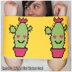 Intarsia - I love Cactus - Chart Only