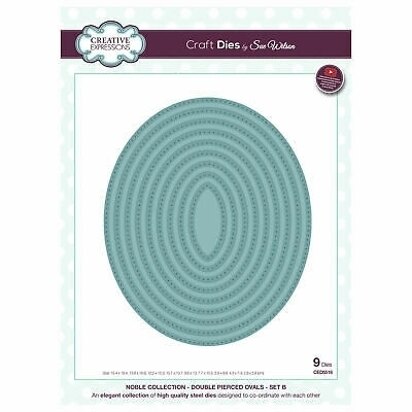 Creative Expressions Sue Wilson Noble Double Pierced Ovals Set B Craft Die