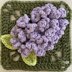 Lilac Flower Granny Square