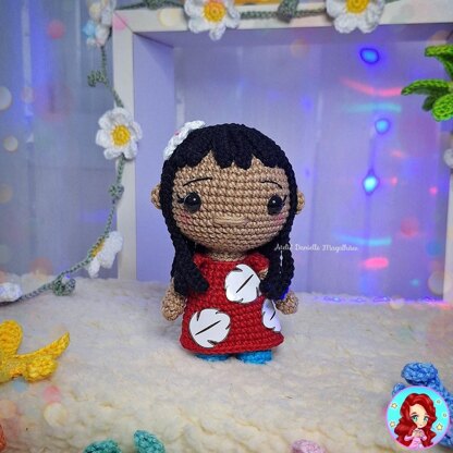 🌺 Lilo & Stitch Amigurumi Pattern – Digital PDF 🧶💙