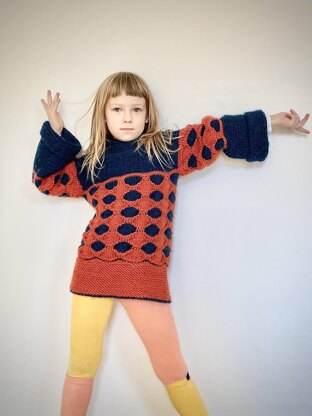 Honeycomb Tunic For Little Miss