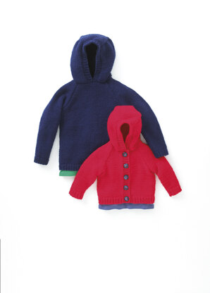 Sweater & Jacket In Hayfield Baby Chunky - 4452