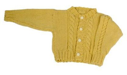 Easy Baby Cable Cardigan