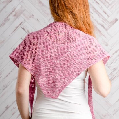 L'Oiseau Rose shawl