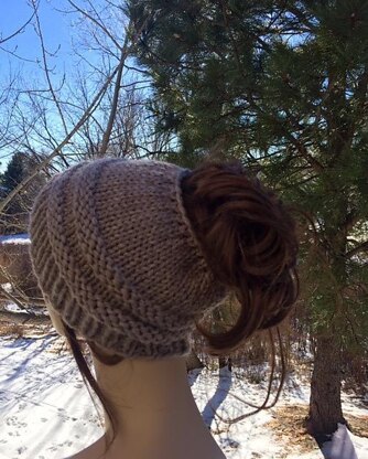 Messy Bun Hat