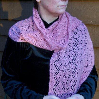 Climbing Roses shawl