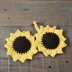 Sunflower keyring