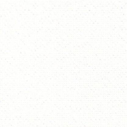 Zweigart Aida 5,4 Stiche/cm (99 x 109 cm) - Weiß mit Perlmutt