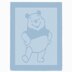 Winnie the Pooh afghan blanket Knitting Pattern, Bear motif Knit & Purl only
