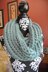 Chunky Uneven Rib Stitch Infinity Scarf